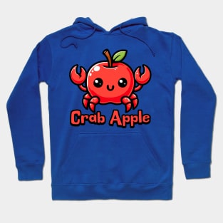 Crab Apple! Cute Cute Food Animals Pun Hoodie